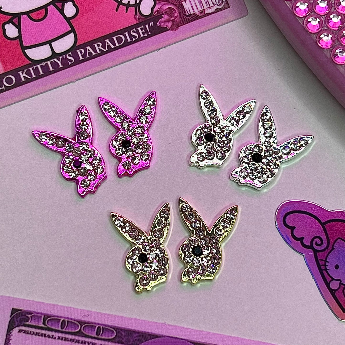 RHINESTONE BUNNIES