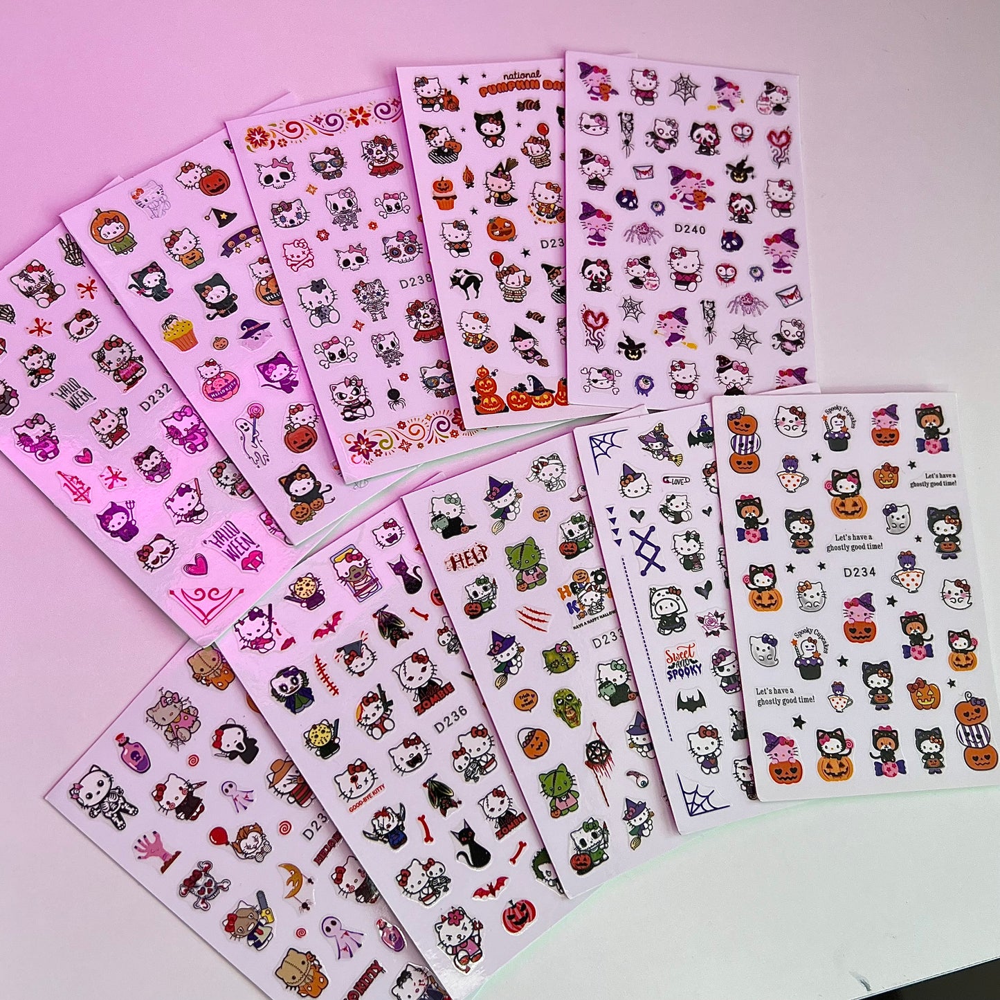 HK SPOOKY STICKERS