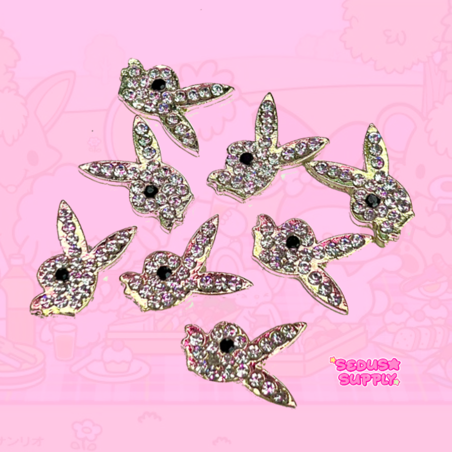 GOLD RHINESTONE BUNNIES